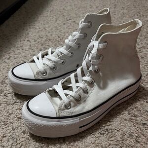 Classic White High-Top Chucks Converse